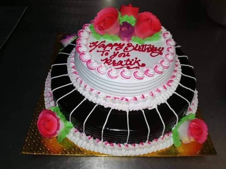 Double Decker Birthday Cake